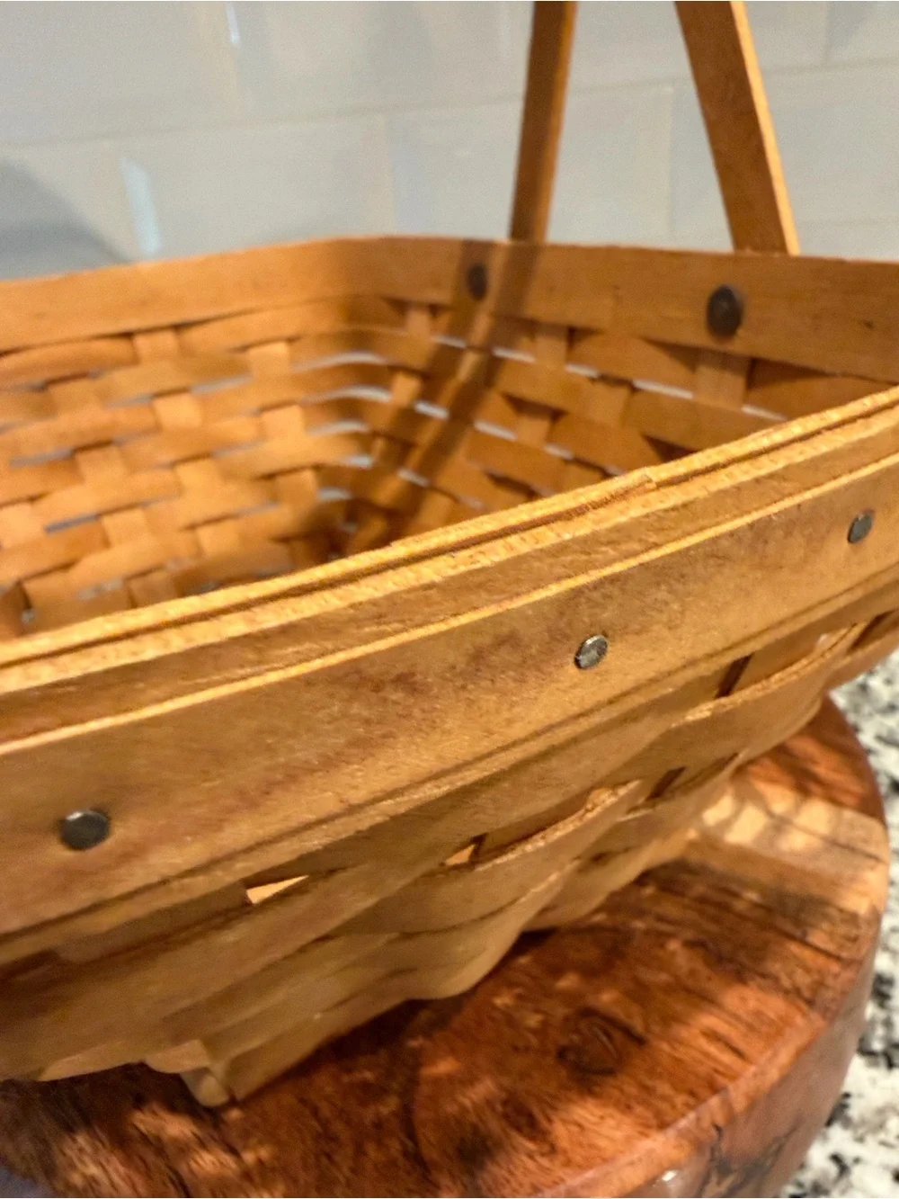 Longaberger Woven Memories Basket with Dual Handles
